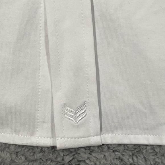 Buttercloth Shirt Mens White Medium Slim Fit Icy Cotton Button Up Stretch - Picture 9 of 14